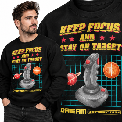 BLUZA RETRO STAY ON TARGET